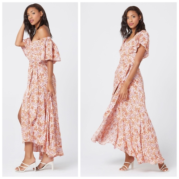 L*Space Pamela Cover-up Maxi Wrap Dress - Picture 4 of 10